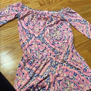 Lilly Pulitzer Off the Shoulder Romper
